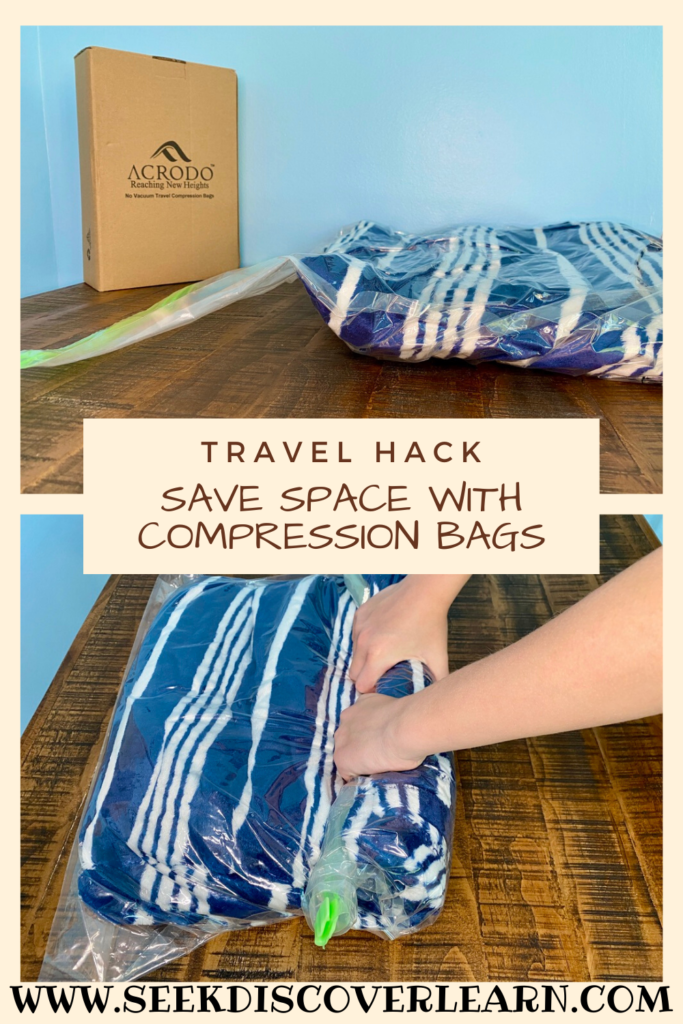 Clear Space Saved Saving Seal Vacuum Storage Compressed Bag Travel Useful  Bag
