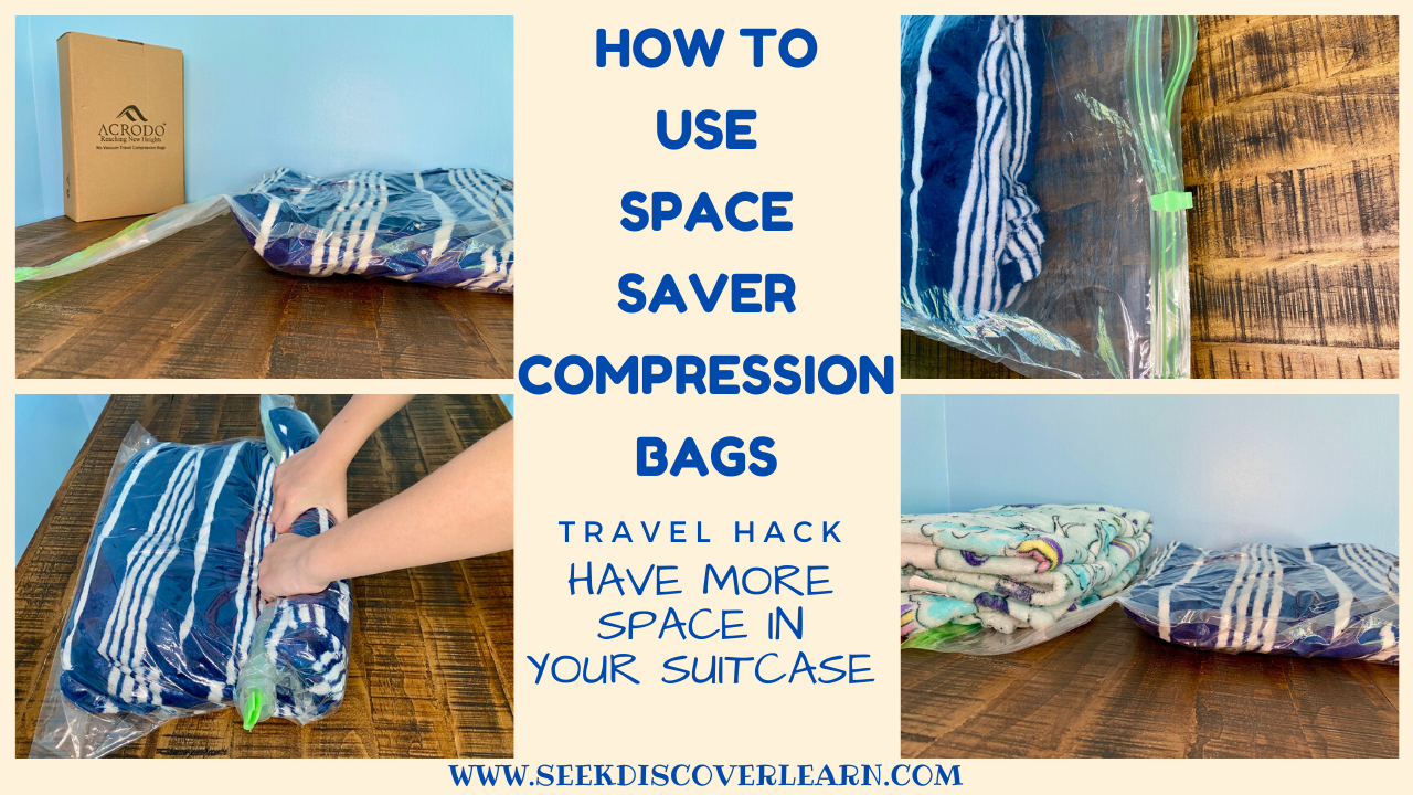 Space Saver Compression Bag For Travel 